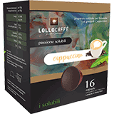 Lollo Cappuccino solubile (128 capsule compatibili con Lavazza A Modo Mio)