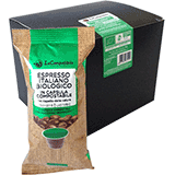 Caffè Espresso Italiano biologico in capsula compostabile (30 capsule compatibili con Nespresso)