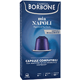 Borbone Mia Napoli (100 capsule in alluminio compatibili con Nespresso)